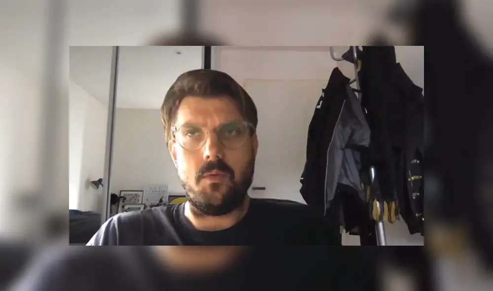 A través de Facebook se ha publicado un video que muestra la curiosa ilusión que hizo un hombre en medio de su teletrabajo.