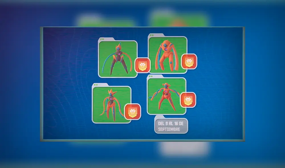 Todas las formas de Deoxys llegan a las incursiones regulares de Pokémon GO por el Ultra Bonus 2019.