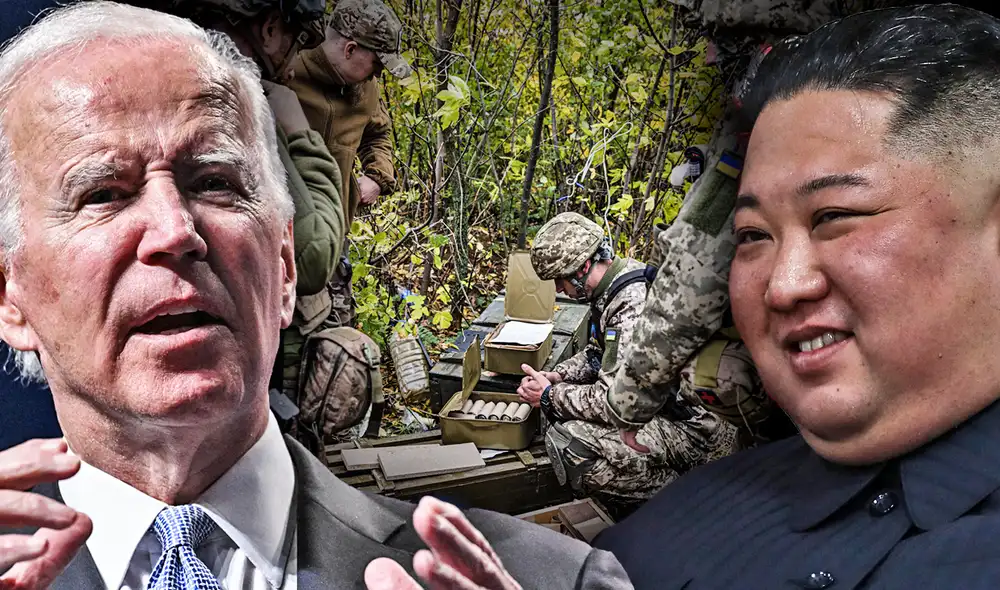 Estados Unidos acusa a Corea del Norte de enviar armas a Rusia. Foto: composición LR/Fabrizio Oviedo/AFP