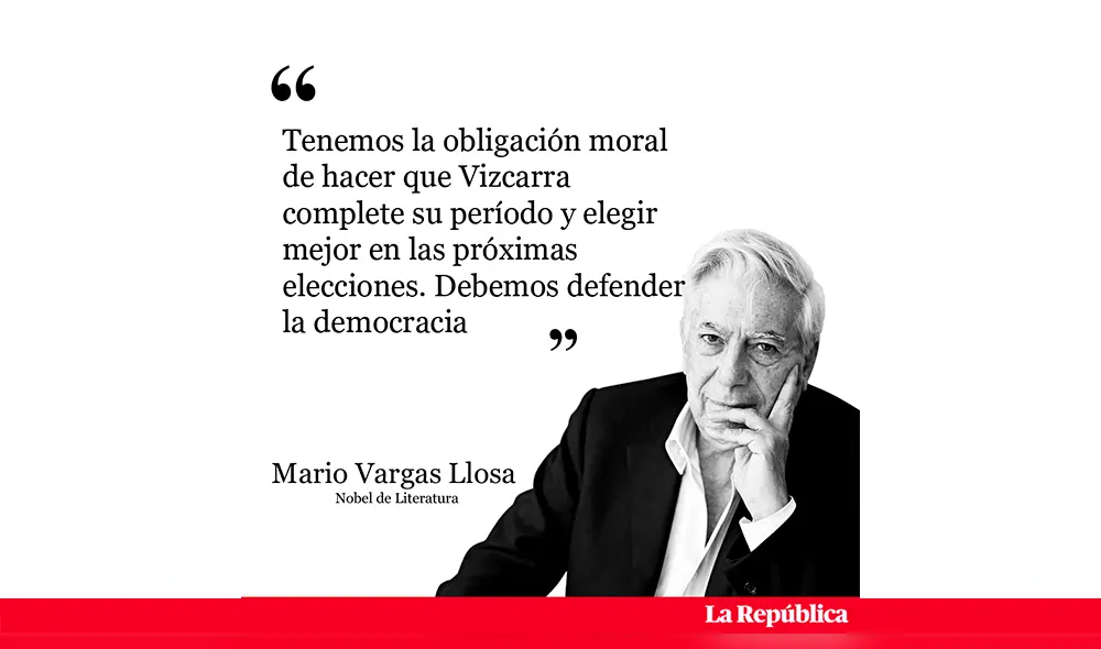 Las mejores frases de la entrevista a Mario Vargas Llosa [FOTOS]