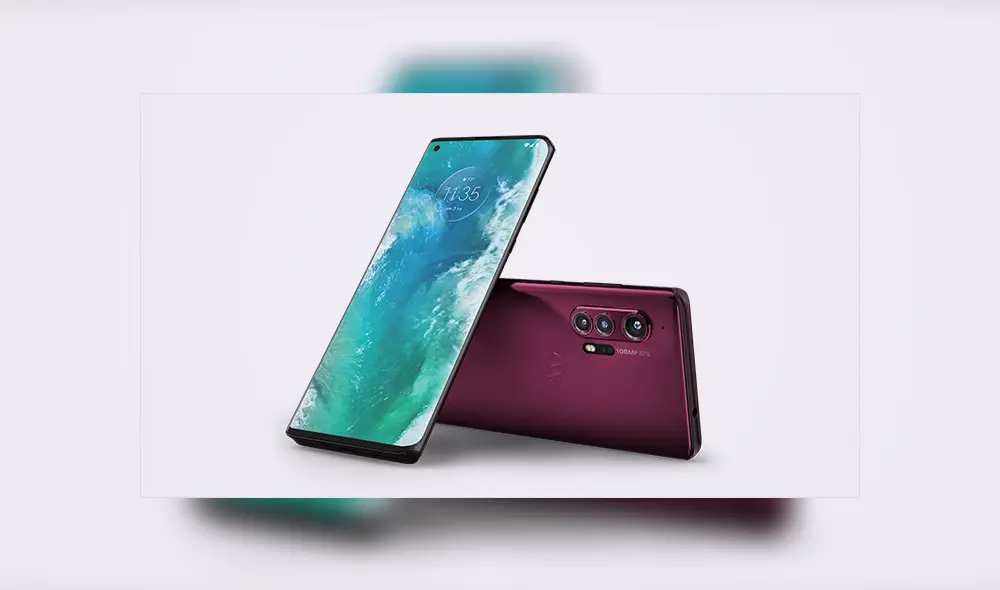 Así luce el nuevo Motorola Edge+.