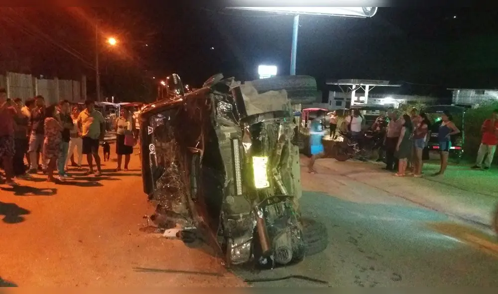 Accidente en entrada de Bagua Accidente en entrada de Bagua