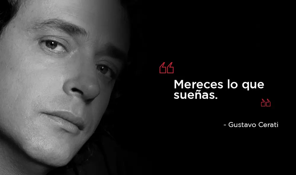 Gustavo Cerati: 10 frases que lo convirtieron en una leyenda del rock mundial Gustavo Cerati: 10 frases que lo convirtieron en una leyenda del rock mundial