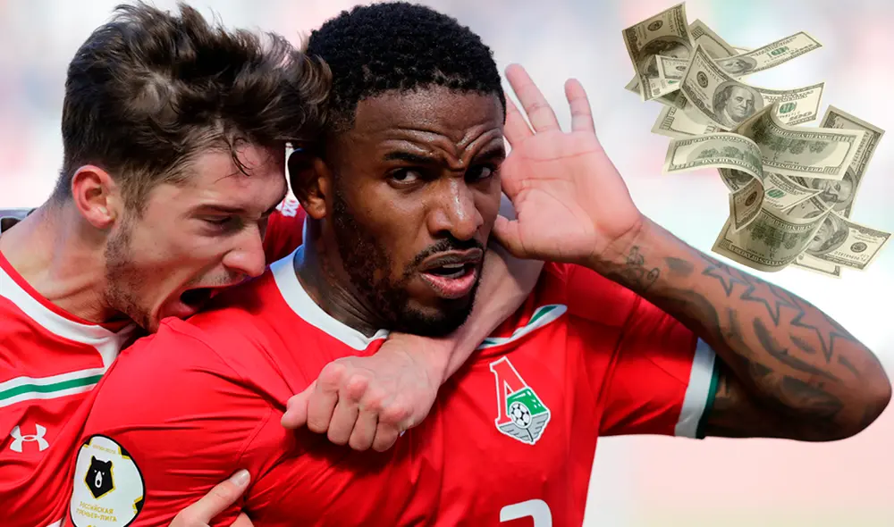 Jefferson Farfán lleva aproximadamente tres temporadas en el Lokomotiv Moscú de Rusia. | Foto: Agencias