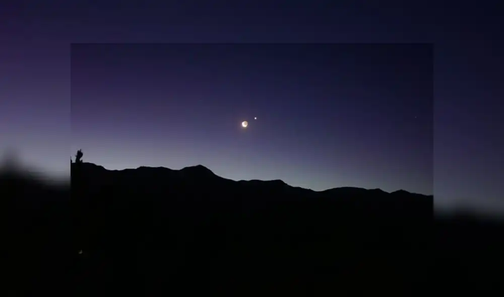 La conjunción es un fenómeno que generalmente se puede observar sin necesidad de telescopios. Foto: difusión