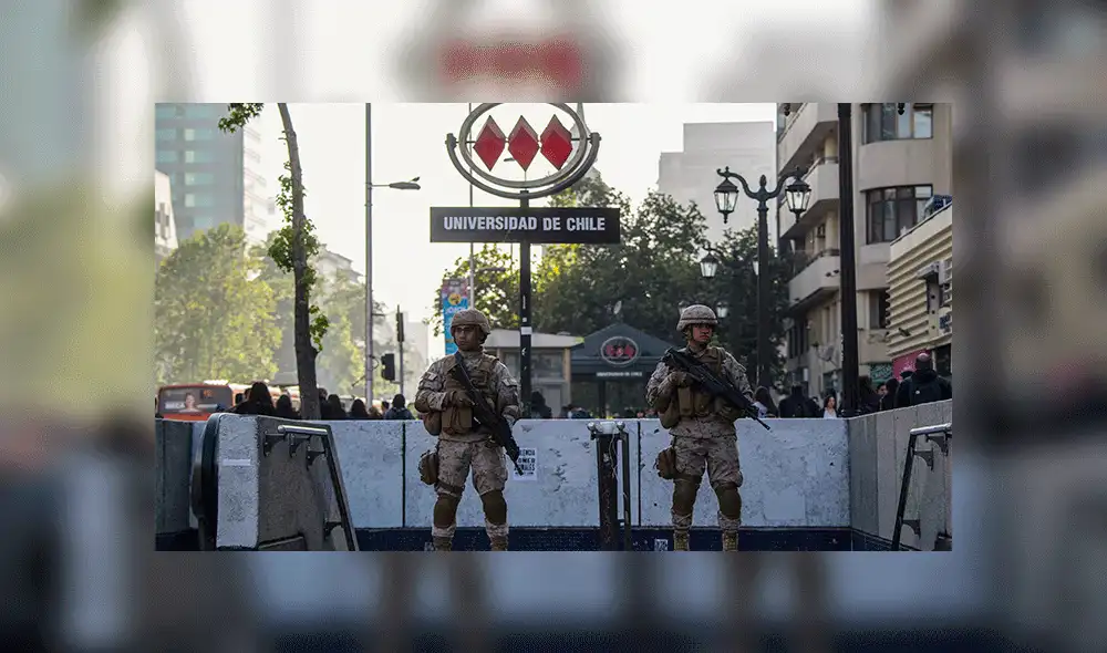Protesta en Chile - lunes 21 de octubre