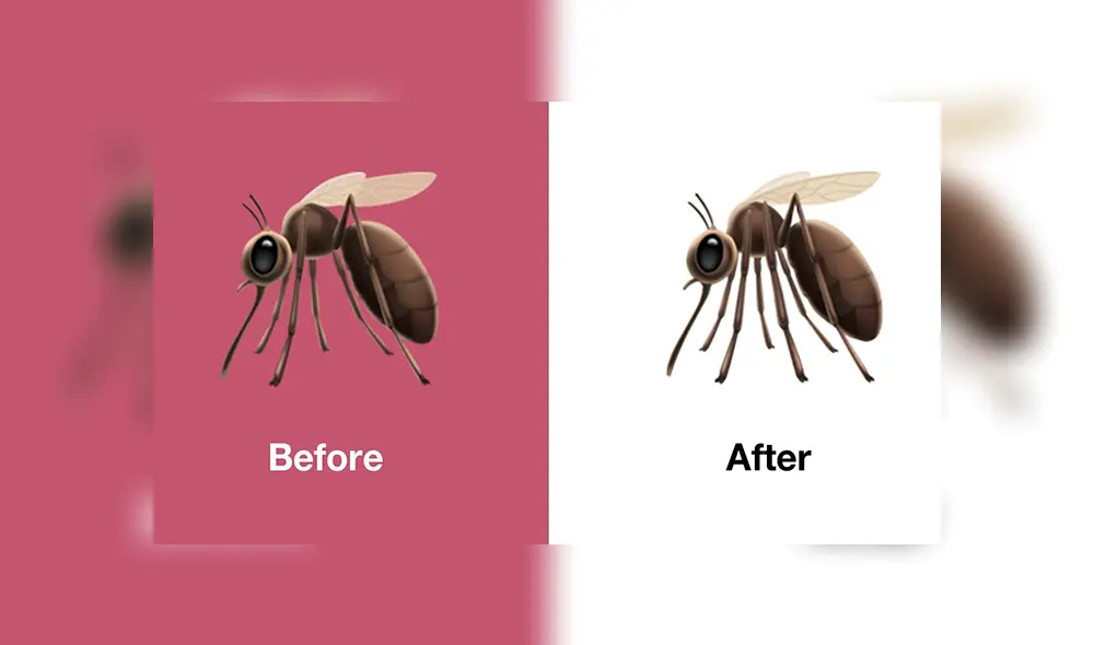 Emoji de mosquito. | Foto: Emojipedia