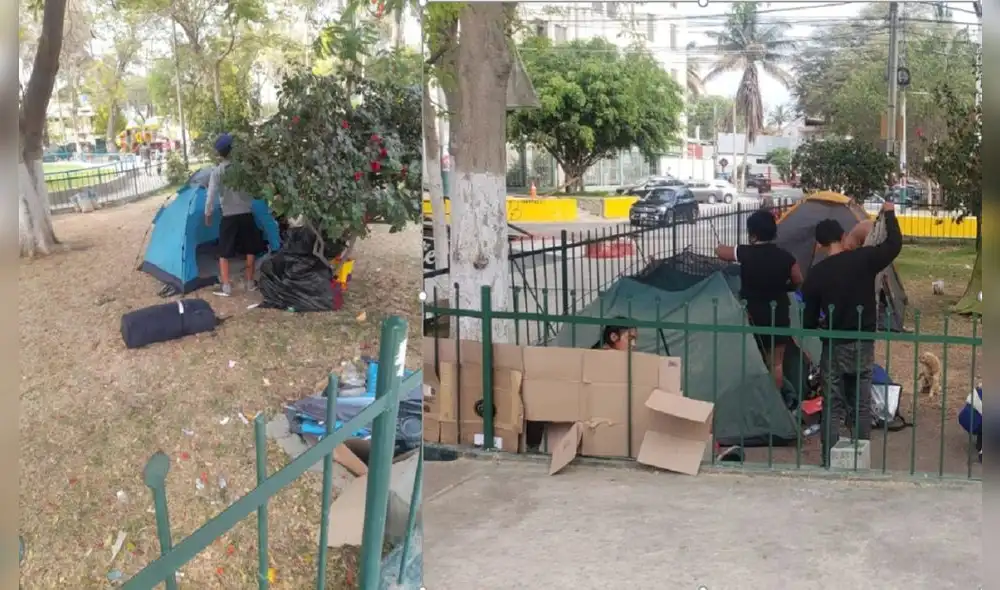 Espacios públicos son invadidos por ciudadanos extranjeros. Foto: La República.