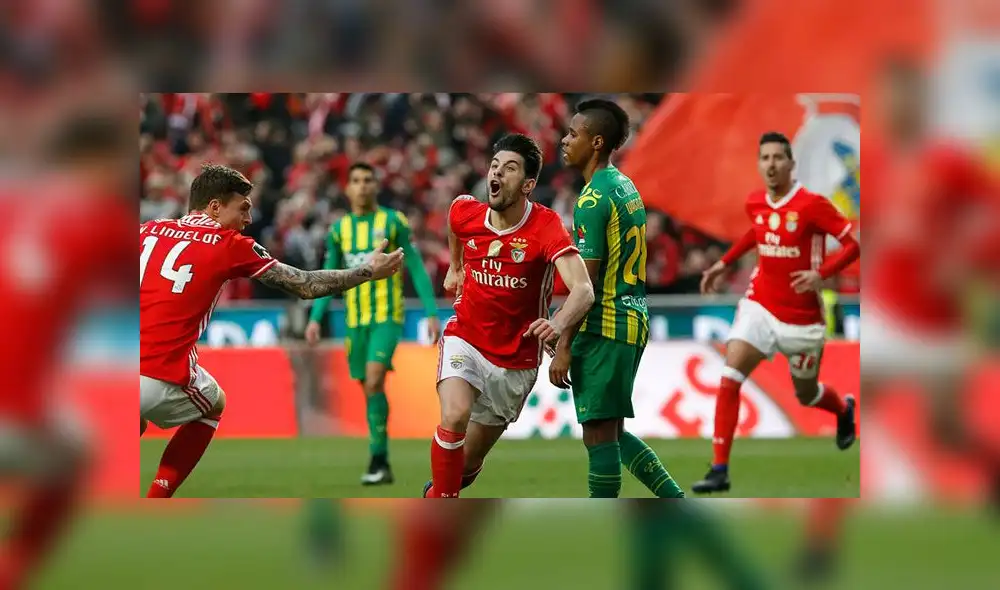 Benfica se enfrenta a Tondela este jueves 4 de junio de 2020. Foto: Difusión