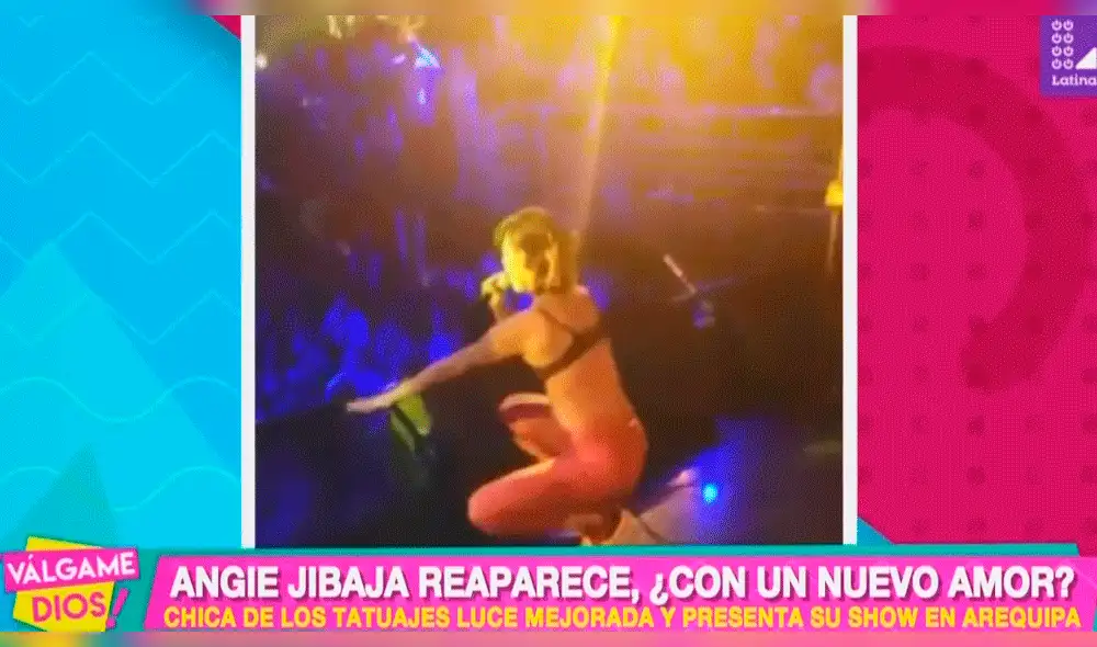 Angie Jibaja reaparece en los escenarios y es captada con misterioso galán