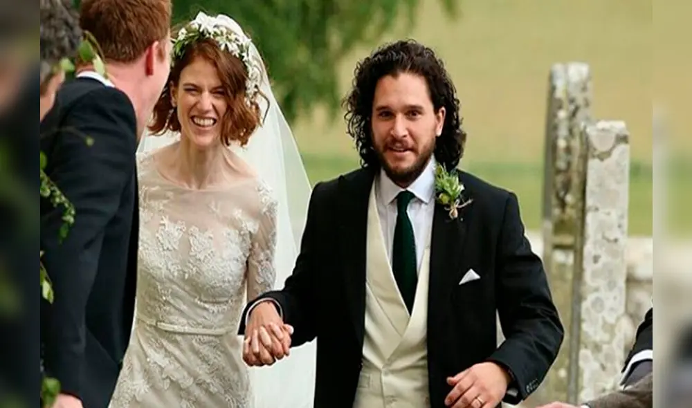 Así fue la espectacular boda de Kit Harington y Rose Leslie [FOTOS y VIDEO]