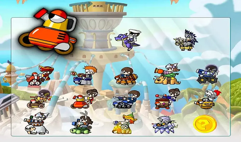 Así lucían los móviles en el Gunbound clásico. Foto: Taringa