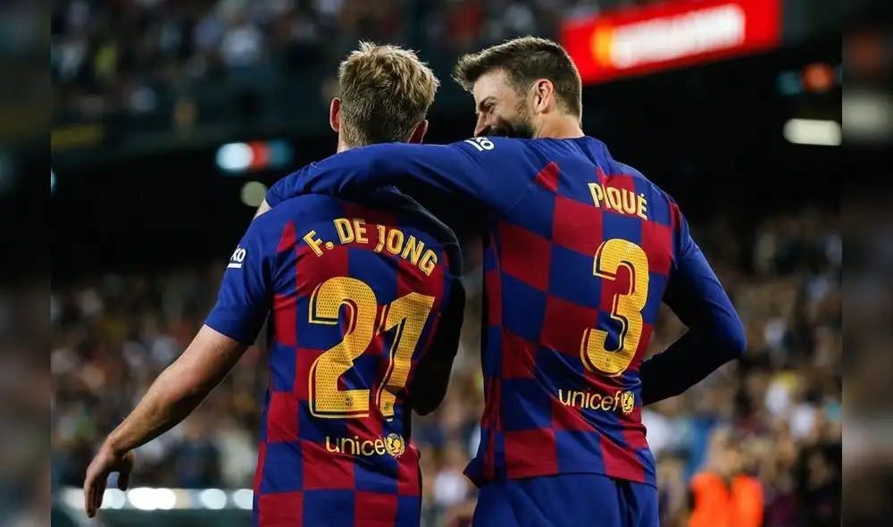 Piqué y De Jong seguirán vistiéndose de azulgrana. Foto: Barcelona