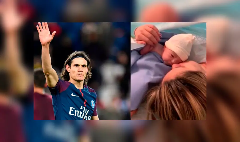 Edinson Cavani presenta a su hija recién nacida con este video 