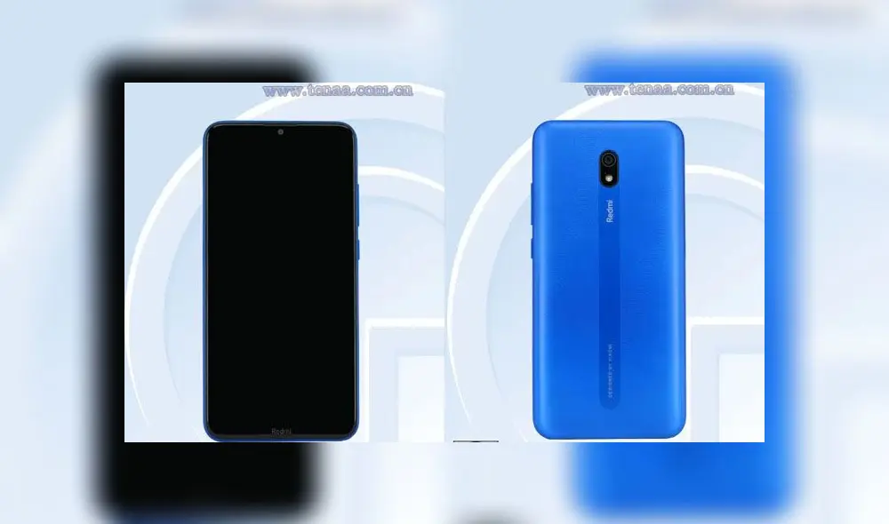 Diseño del Xiaomi Redmi 8A. Diseño del Xiaomi Redmi 8A.