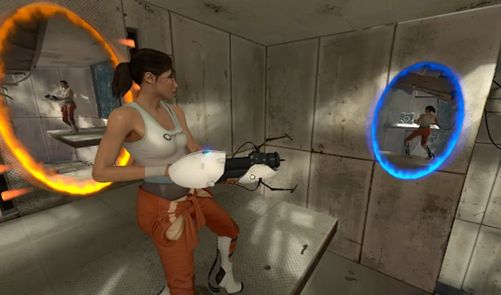 En Portal manejamos a Chell. Foto: Valve
