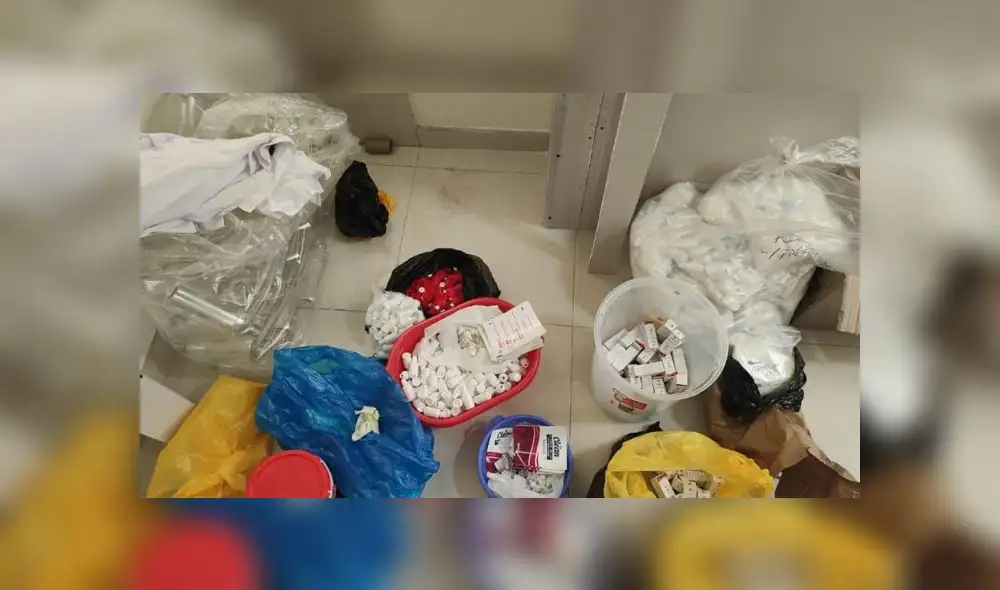 Policía incautó insumos usados para la elaboración de ivermectina. (Foto: Johan Klug / GLR - URPI) Policía incautó insumos usados para la elaboración de ivermectina. (Foto: Johan Klug / GLR - URPI)