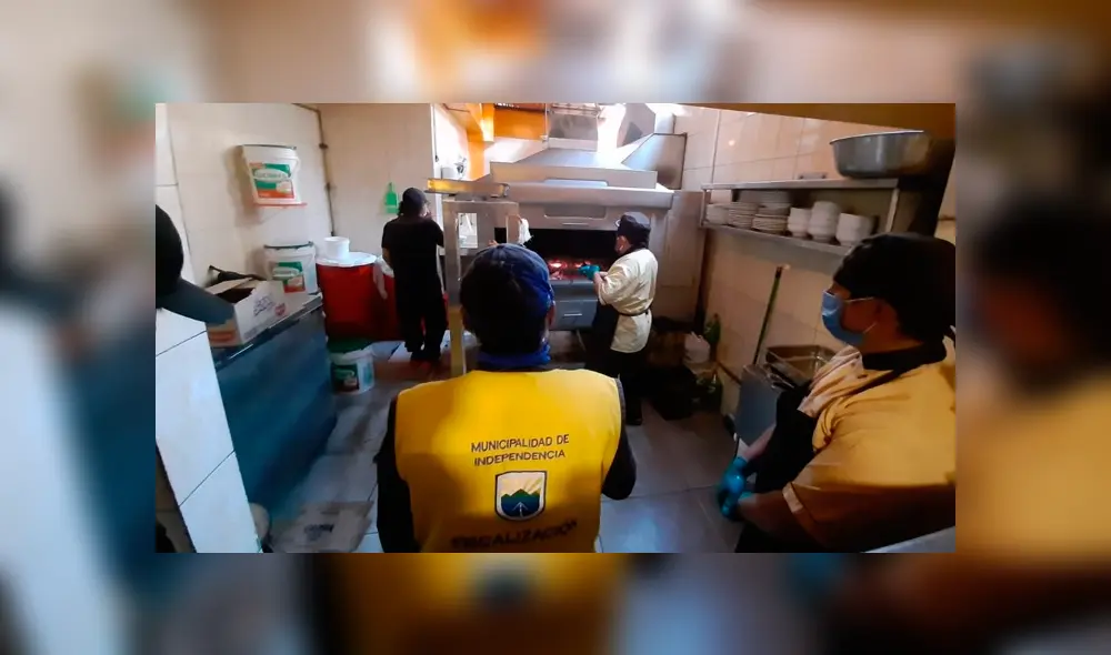 Municipalidad de Independencia cerró pollería. Foto: Exitosa Municipalidad de Independencia cerró pollería. Foto: Exitosa