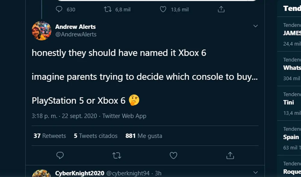 Donde algunos usuarios ironizaron sobre el hecho. Imagen: Twitter.