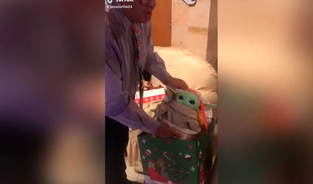Desliza las imágenes para ver la curiosa reacción que tuvo este papá al ver el increíble regalo que le dio su hija. Foto: captura de TikTok/@jesszurita24