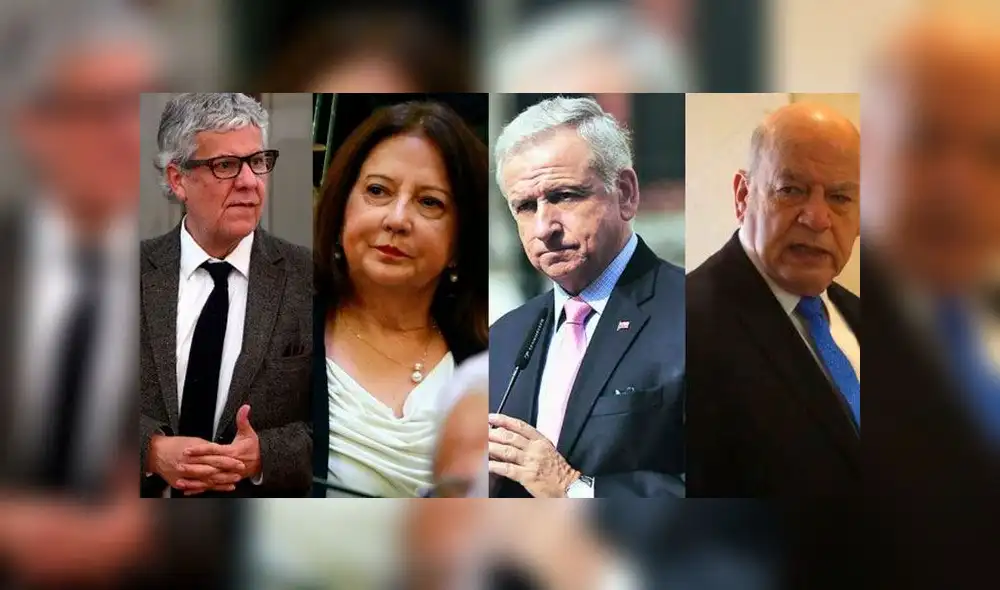 Excancilleres y exministros de Chile. Foto: La Tercera.