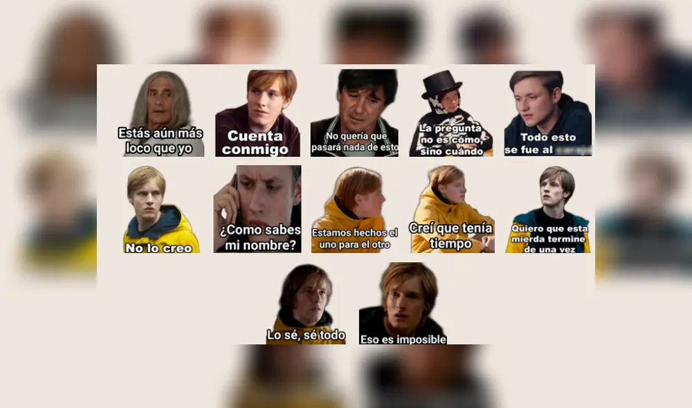 Stickers de Dark para WhatsApp. Foto: Stickerfan.