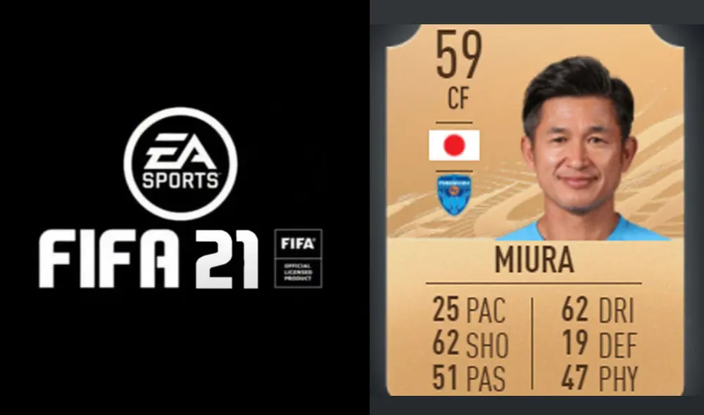 Kazuyoshi Miura continúa jugando con 53 años. Foto: EA Sports