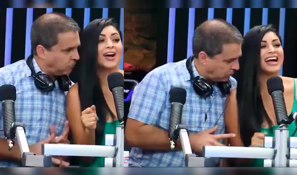 Gonzalo Núñez no disimula y mira de más a cantante de Alma Bella [VIDEO]