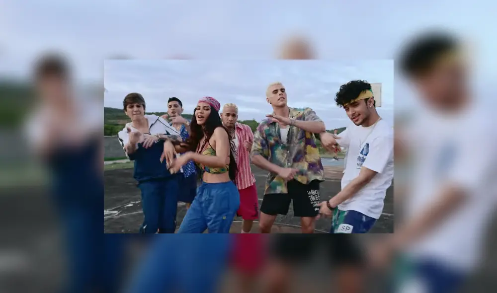 CNCO y Natti Natasha. Foto: captura CNCO y Natti Natasha. Foto: captura