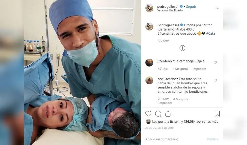 Pedro Gallese y su esposa Claudia Díaz son padres por segunda vez