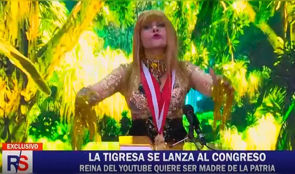 La Tigresa del Oriente anunció su candidatura al Congreso de la República. La Tigresa del Oriente anunció su candidatura al Congreso de la República.