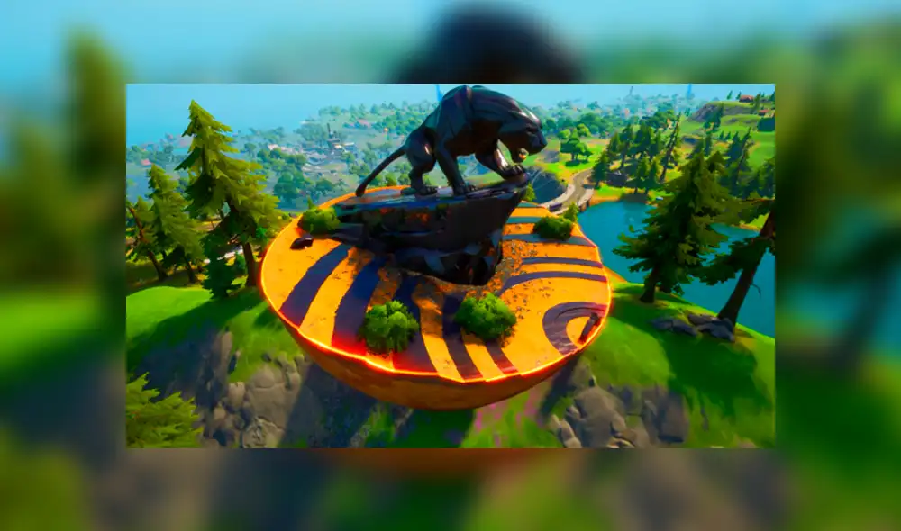 Chadwick Boseman es el actor que dio vida a Pantera Negra en el universo cinematográfico de Marvel. Fotocaptura: Fortnite.