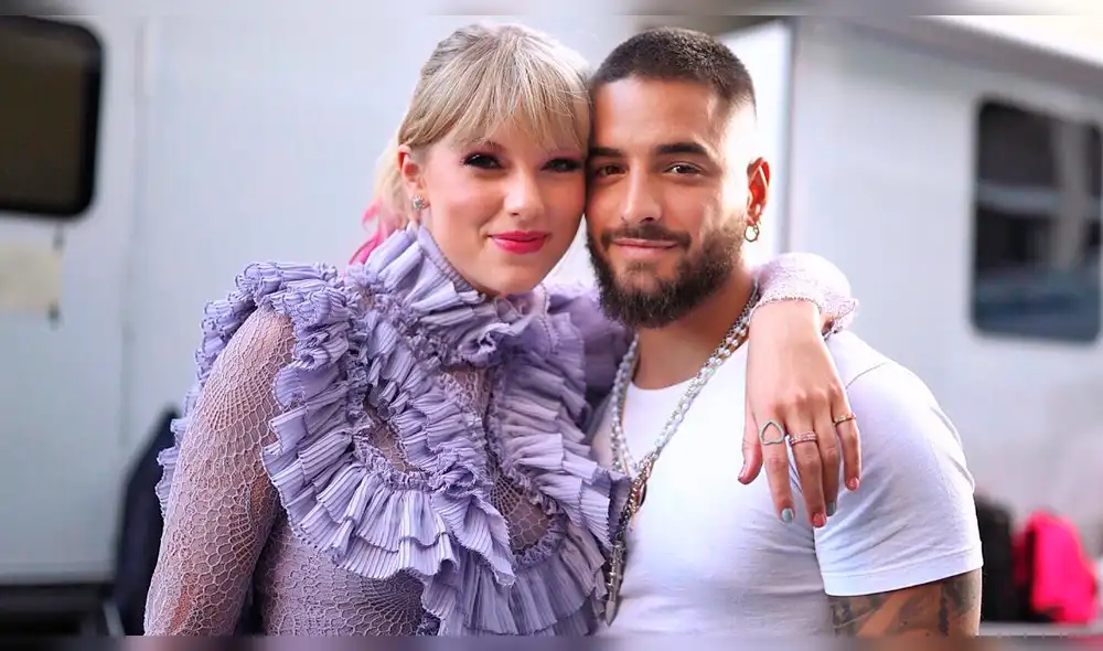 Fans de Taylor Swift rechazan la posible colaboración con Maluma 