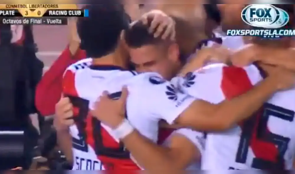 River Plate vs Racing: Borré se adelantó en el área y puso el 3-0 [VIDEO]