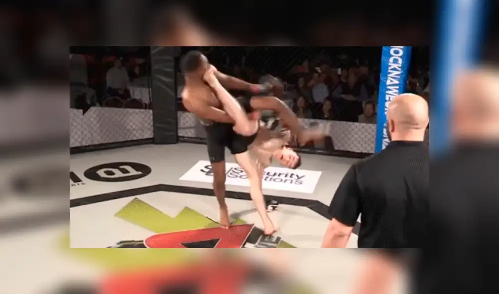 En YouTube, un fanático se enfrentó a luchador de MMA y el final es inaudito [VIDEO] 