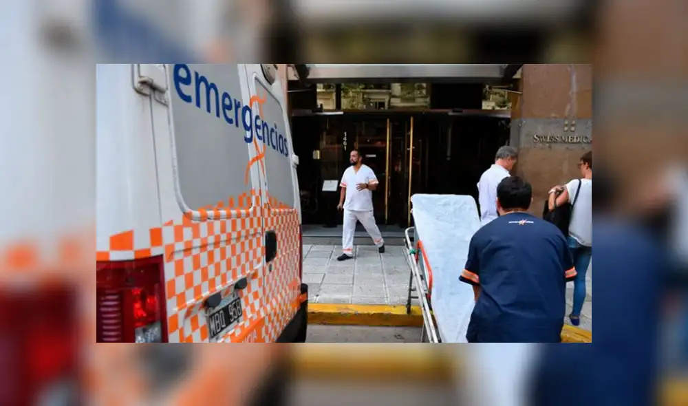 La  clínica Suizo de Argentina es el lugar donde el hombre con coronavirus se atendió. Foto: Maximiliano Luna.