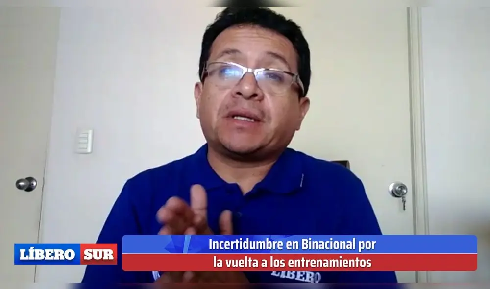 Jorge Jiménez en la conducción de Líbero Sur.