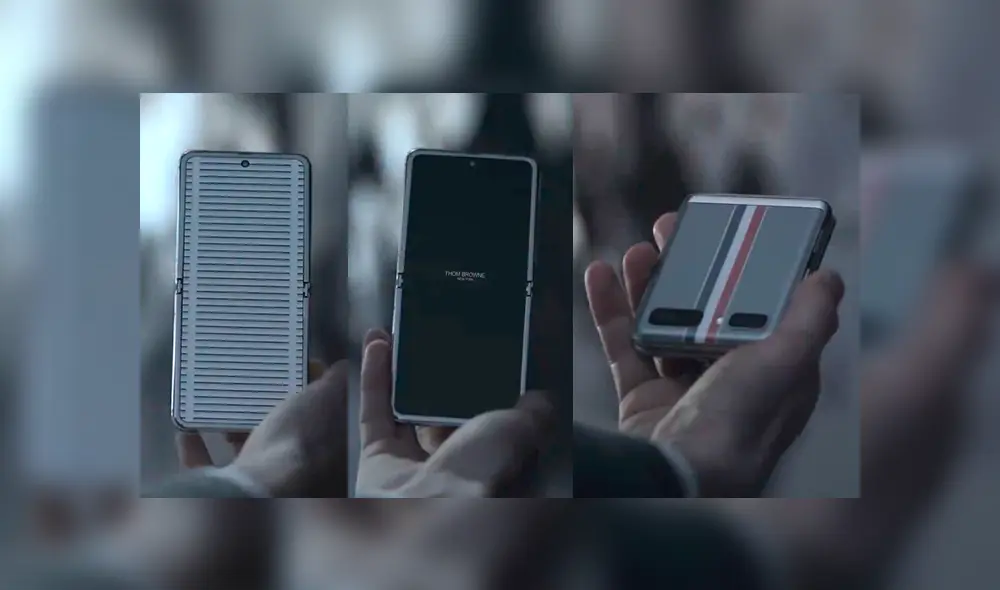 Un nuevo video publicitario del Samsung Galaxy Z Flip revela una edición especial en colaboración con Thom Browne.