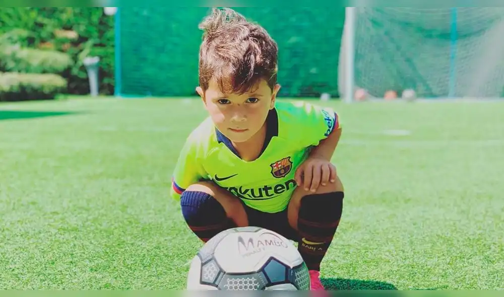 Mateo Messi cumple 4 años