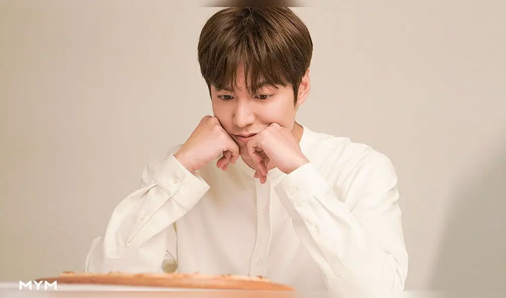 Lee Min Ho en detrás de escena para CF. Foto: MYM vía Naver