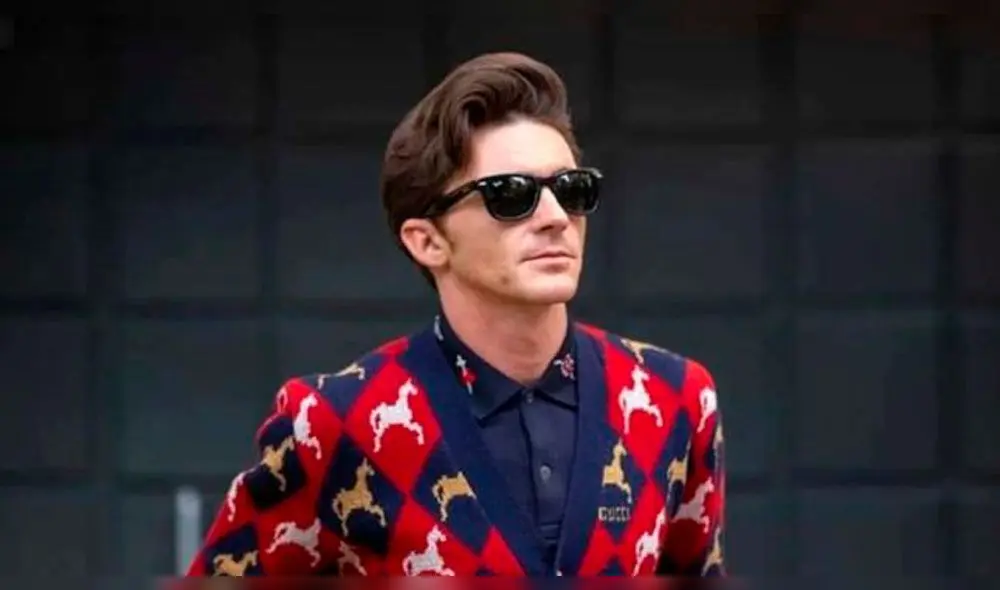 Drake Bell vistiendo ropa de Gucci. Foto: Instagram