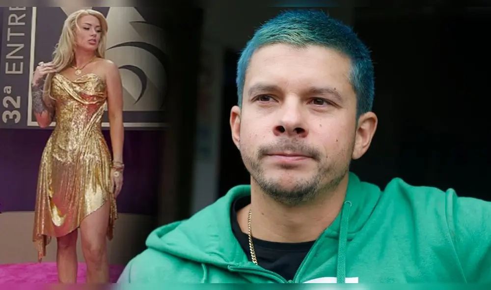 Leslie Shaw brilla en Premios los Nuestro y Mario Hart reacciona. Foto: Composición Leslie Shaw brilla en Premios los Nuestro y Mario Hart reacciona. Foto: Composición