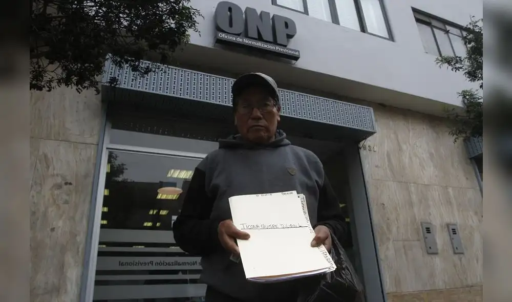 Jubilado aportó 28 años a la ONP y solo recibe S/ 343 de pensión