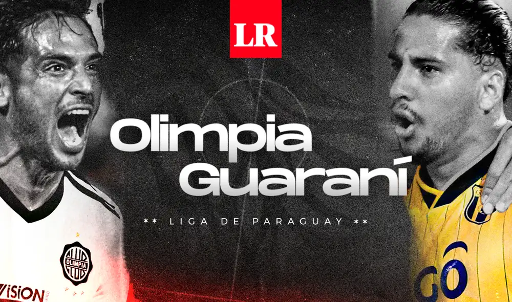 Olimpia y Guaraní, cara a cara en la final del Torneo Clausura 2020. Foto: Composición de Fabrizio Oviedo - La República