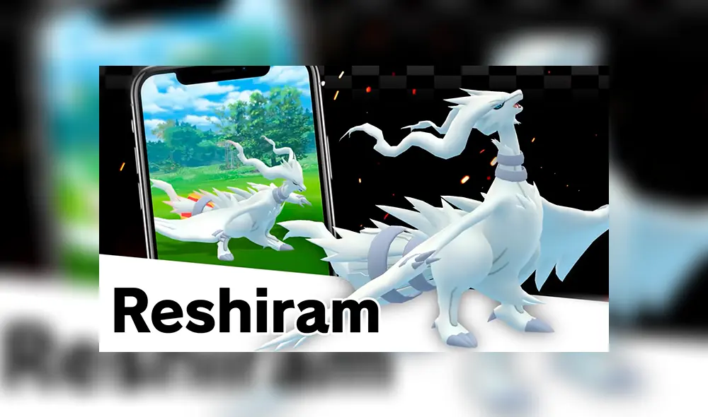 Lista de counters y tabla de IVs de Reshiram en Pokémon GO.