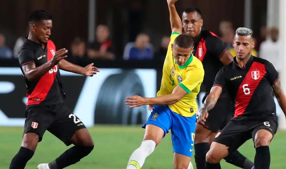 Perú enfrentará a Brasil por la segunda fecha de las Eliminatorias Qatar 2022. Foto: AFP