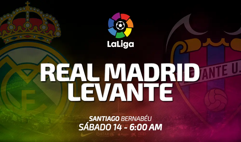 Real Madrid vs. Levante EN VIVO ONLINE por la fecha 4 de La Liga Santander vía ESPN, beIN Sports y Movistar.