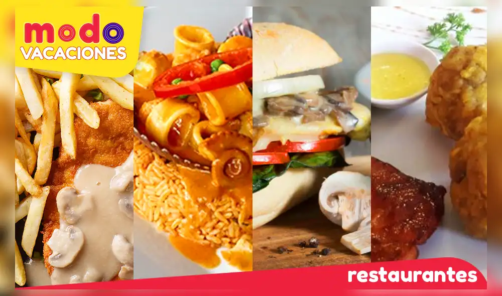Modo vacaciones: conoce los principales puntos para almorzar y cenar en familia