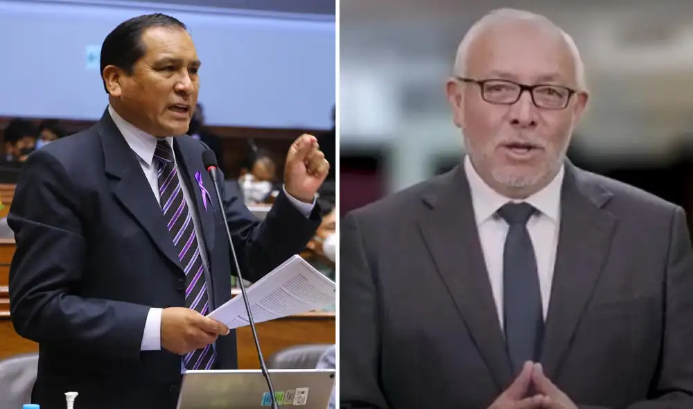 Flavio Cruz de Perú Libre advirtió que frente a un Gobierno que utiliza la fuerza para afrontar manifestaciones es peligroso que la DINI caiga en las manos equivocadas. Foto: composición LR