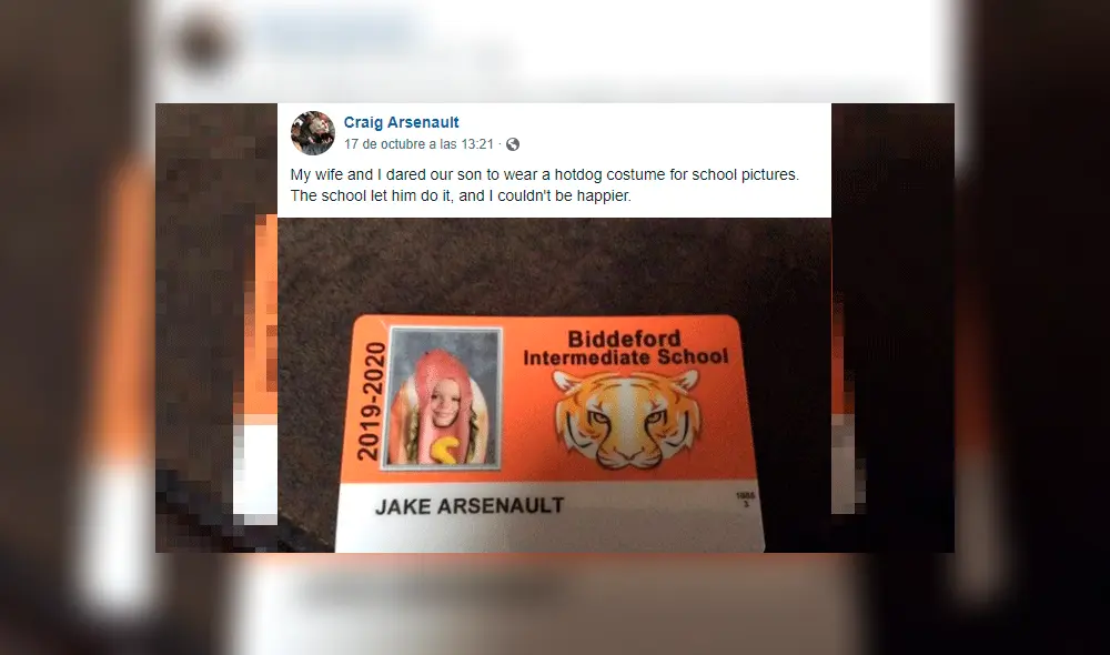 Niño elige impensado disfraz para lucirlo en su foto oficial de colegio [FOTOS]